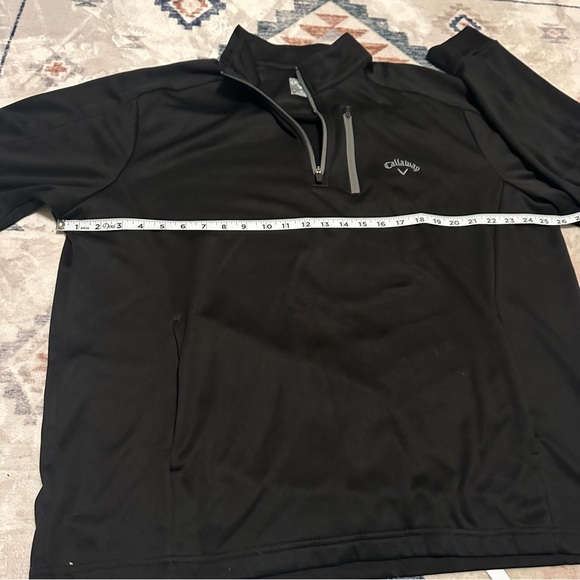 Callaway Black Quarter-Zip Pullover size XL - Picture 5 of 8